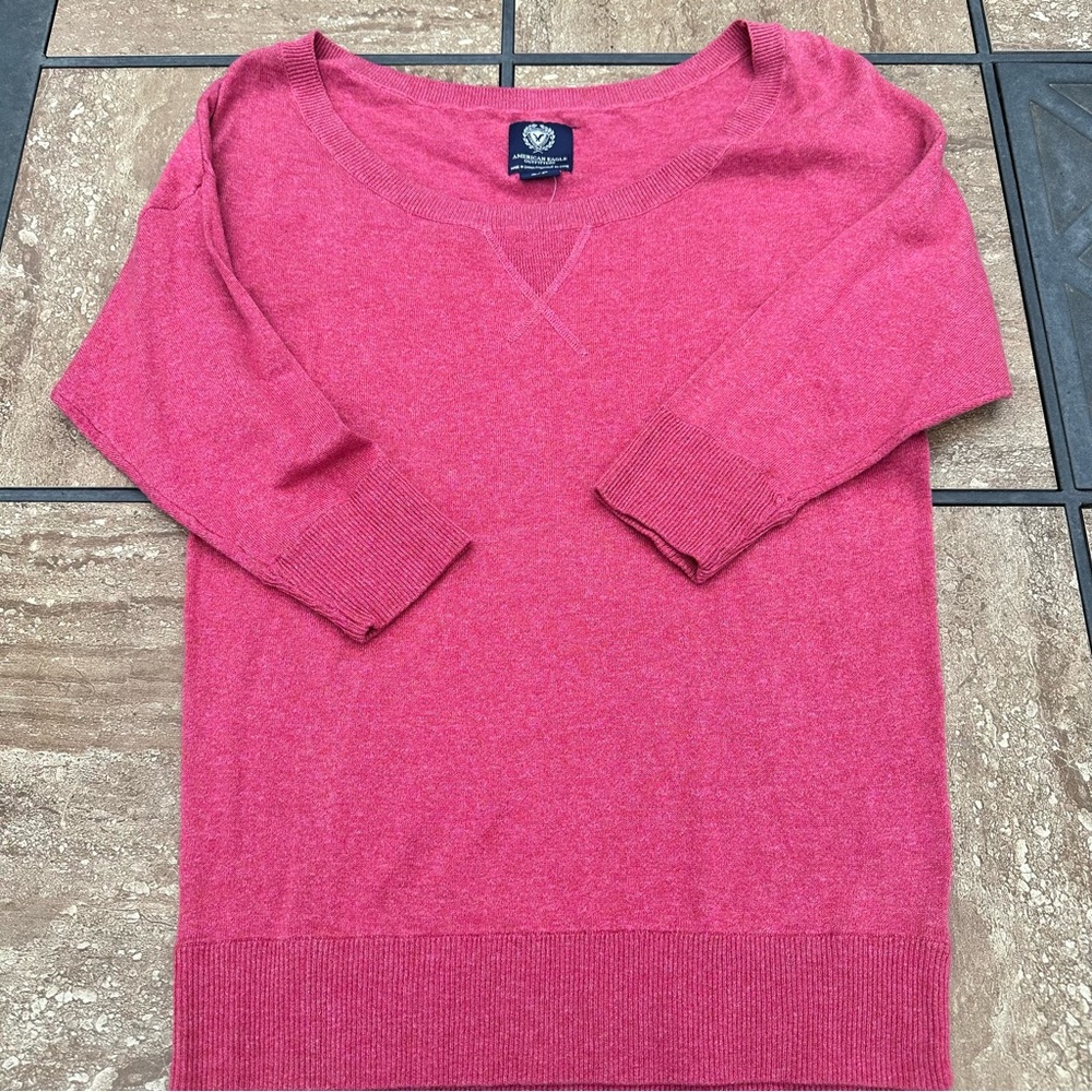 American Eagle Outfitters Women's Coral Sweater Small